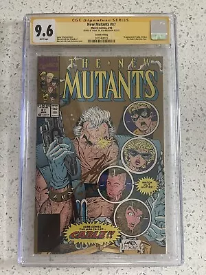 Buy The New Mutants #87 1990 2nd Printing - Signature Series: Josh Brolin CGC 9.6 • 135.42£