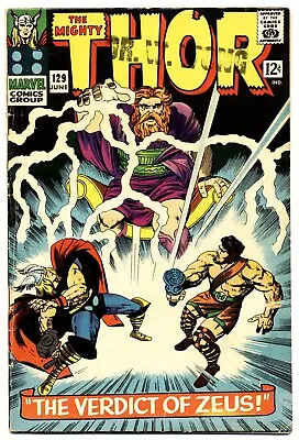 Buy THOR #129 G/VG, 1st Appearance Of Ares. Stan Lee, Jack Kirby, Marvel Comics 1966 • 15.81£