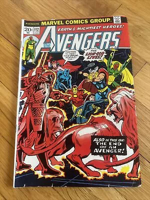 Buy Avengers #112 1973 Marvel Comic 1st Appearance Mantis & Pantha • 24.13£
