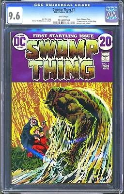 Buy Swamp Thing #1 - Cgc 9.6 - Wp Nm+ Origin Of Swamp Thing - Bernie Wrightson • 1,066.39£