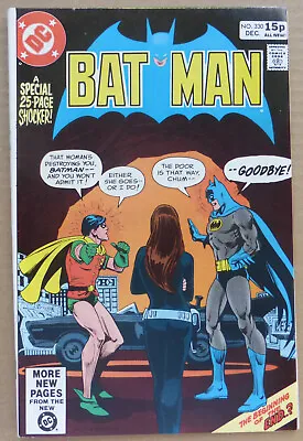 Buy Batman #330,  Talia Al Ghul  Appearance, Great Cover Art, High Grade!! • 14.95£
