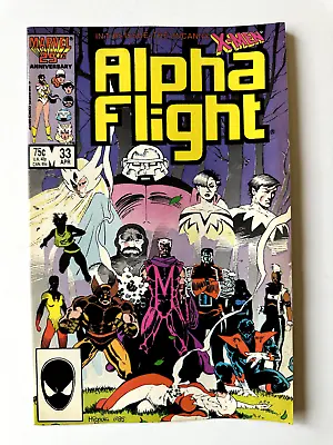 Buy Alpha Flight #33 Early Lady Deathstrike App. Marvel 1986 FN-FN+ • 7.86£