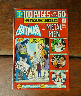 Buy Brave And The Bold #113 (1974 DC Comics) 100 Page GIANT Bronze Age Metal Men FN • 10.25£