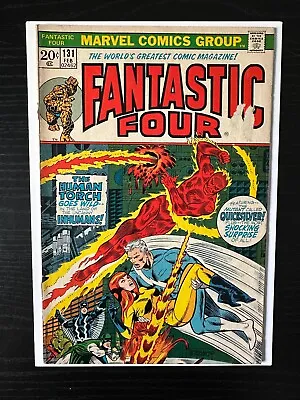 Buy Fantastic Four #131 1st Cameo App OMEGA The Ultimate Alpha FN- 1972 Marvel Comic • 4.79£