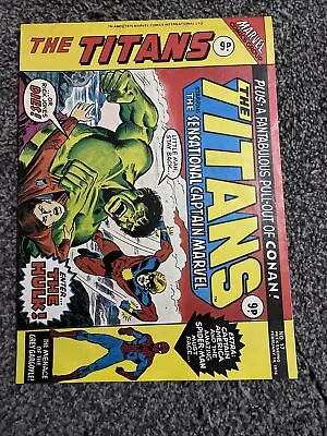 Buy The Titans #17 Marvel Uk 1976 Captain Marvel Spider-man Hulk • 2£