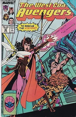 Buy Marvel Comics West Coast Avengers Vol. 2 #43 April 1989 Same Day Dispatch • 4.99£