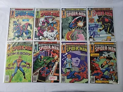 Buy Vintage Marvel Comics Lot (x8) The Spectacular Spider-Man (#40-45 & #48+49) • 24.65£