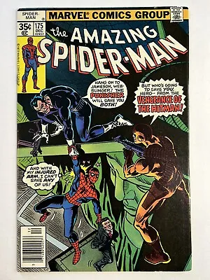 Buy Amazing Spider-Man #175 Newsstand Cover | VF+ | Punisher | Hitman | Marvel • 28.15£