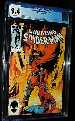 Buy CGC AMAZING SPIDER-MAN #261 1985 Marvel Comics CGC 9.4 Near Mint White Pages • 79.02£