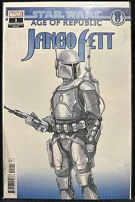 Buy Star Wars: Age Of Republic- Jango Fett #1 (Marvel 2019) Paolo Rivera Variant NM • 3.95£