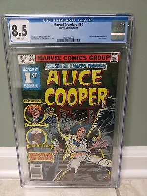 Buy Marvel Premiere # 50 First Appearance Of Alice Cooper CGC 8.5 **FREE SHIPPING** • 99.29£