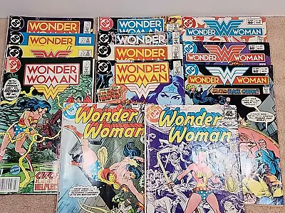 Buy Lot Of 13 DC Comics Wonder Woman Comics (310-317), (253, 255), (306, 307, 309) • 39.92£