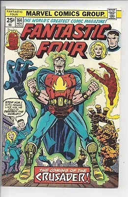 Buy Fantastic Four #164 F (6.0) 1975 - 1st Frankie Raye - 1st Crusader/Marvel Man • 23.71£