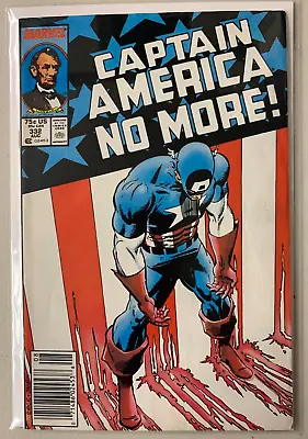 Buy Captain America #332 Newsstand Marvel 1st Series (7.0 FN/VF) (1987) • 6.33£