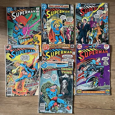 Buy Superman DC Comics Bundle X 7 268, 331, 340, 341, 342, 385, Presents 8 1979 1983 • 11.99£