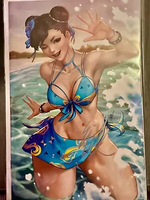 Buy 2023 STREET FIGHTER SWIMSUIT SPECIAL #1 EJIKURE Blue Variant Signed • 67.72£