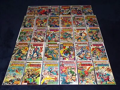 Buy The Invaders 1 - 41 Captain America Submariner Human Torch 1975 Thor Lot 100 126 • 395.78£