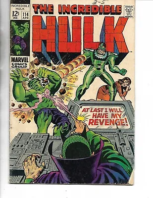 Buy The Incredible Hulk #114 - Good Plus Cond. • 11.82£