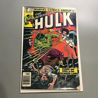 Buy The Incredible Hulk 256 First Full Appearance Of Sabra Marvel Comics 1981 • 23.74£