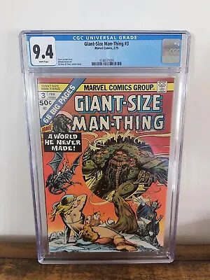 Buy Giant-Size Man-Thing #3 CGC 9.4 • 119.95£