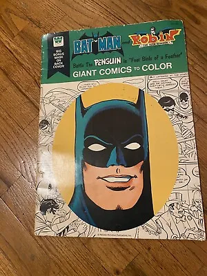 Buy Vintage Batman Robin Giant Comics To Color 15 X11  Book Rare Jla New Nm/m 1976 • 35.96£