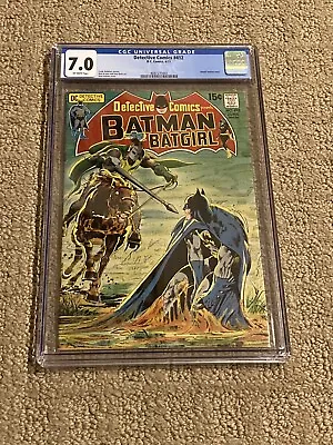 Buy Detective Comics 412 CGC 7.0 OW Pages (Classic Knight- Neal Cover) #001 • 98.79£