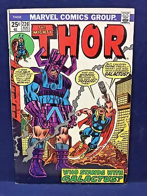 Buy 1974 Marvel Thor 226 - Galactus Cover - 2nd Firelord • 10.27£