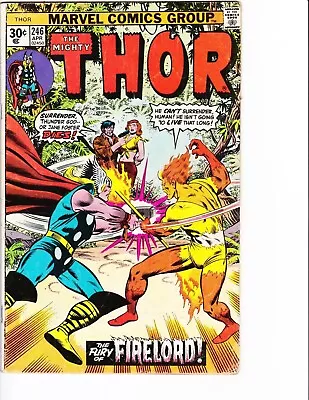 Buy Thor #246, VG 4.0, 30 Cent Price Variant; Marvel Value Stamp Intact • 24.07£