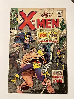 Buy Uncanny X-Men #38 (1967 Marvel Comics) The Blob The Vanisher Doomsday • 31.83£