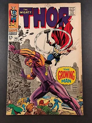 Buy MIGHTY THOR # 140 (Marvel 1967) 1st Appearance GROWING MAN FN/VF • 35.57£