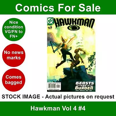 Buy DC Hawkman Vol 4 #4 Comic - VG/FN+ 01 August 2002 • 3.99£