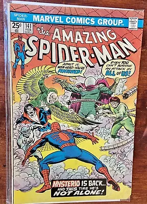 Buy Marvel Comics Amazing Spider-Man 141 1ST DANNY BERKHART MYSTERIO! 1975 • 24.46£