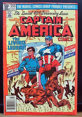 Buy Captain America #255 (1981) Cover Art By Frank Miller Interior Art By John Byrne • 6.32£