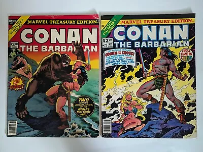 Buy Marvel Treasury Edition #19 & #23 Conan The Barbarian 1978 Special Collector's  • 31.87£