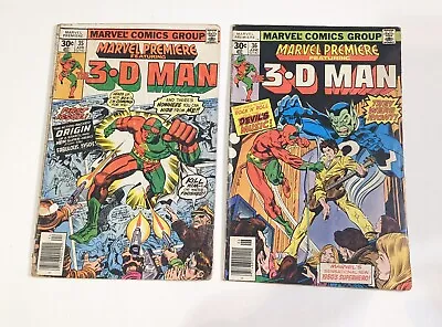 Buy Marvel Premiere Presents...The 3-D Man - #35 #36 - Marvel Comics  • 3.35£
