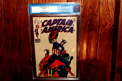 Buy Captain America #111 March 1969 Cgc Graded 8.5 Very Fine+ Death Of Steve Rogers • 375.39£
