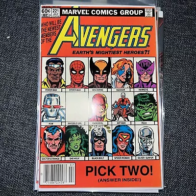 Buy The Avengers #221 Direct Market Edition ~ NEAR MINT NM ~ 1982 Marvel Comics • 8.69£