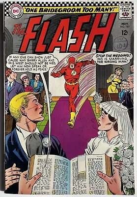 Buy The Flash #165 (1966) Marriage Of Barry Allen & Iris West • 26.95£