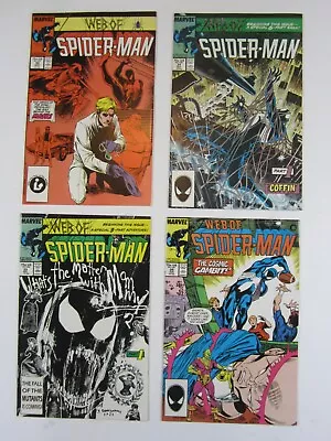 Buy Web Of Spider-Man 4 Issue Lot #30 31 33 & 34  FN/VF  Marvel Comics, 1987 • 31.54£