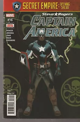 Buy Marvel Comics Steve Rogers Captain America #16 (2017) 1st Print Vf+ • 2.25£