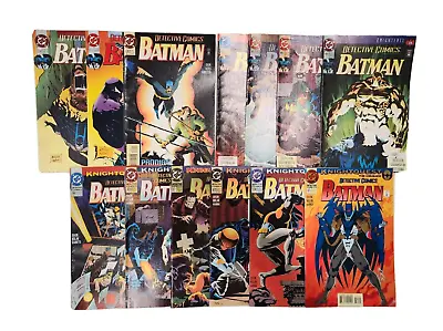 Buy DC Comics Batman Comic Books Huge Lot Detective Comics Knight Quest 1993 16-33 • 23.89£