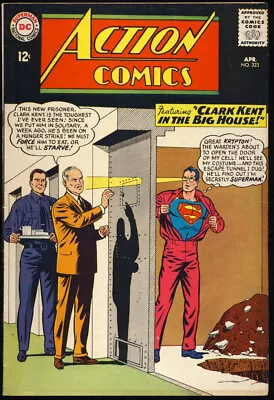 Buy ACTION COMICS #323 1965 VF 8.0 SUPERMAN  Clark Kent In The Big House  SUPERGIRL • 39.52£