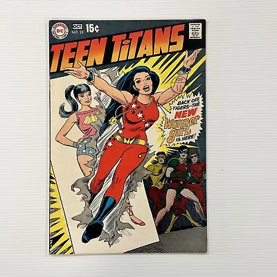 Buy Teen Titans #23 1969 FN- Wonder Girl New Costume • 30£