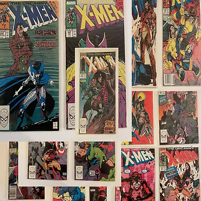 Buy Uncanny X-Men 256 To 277 Jim Lee Chris Claremont Era X-Men Comics Lot • 168.73£