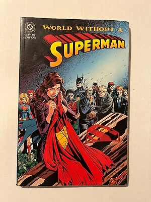 Buy Superman: World Without A Superman First App Of Steel Tpb First Printing 1993 • 8£