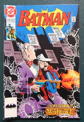 Buy BATMAN  Issues 475 DC COMICS 1992 THE RETURN OF SCARFACE Part One • 8£