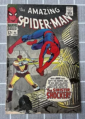Buy The Amazing Spider Man #46 SHOCKER ORIGIN! Fine+ Condition Vintage Marvel • 237.18£