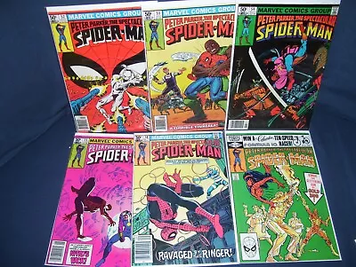 Buy Peter Parker The Spectacular Spider-Man Lot #52-#55, #58, #62 Some Newstand • 23.65£