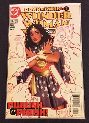 Buy WONDER WOMAN #196 Comic Book ADAM HUGHES Cover DC 2003 VF-NM Beautiful! • 7.89£