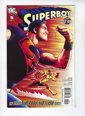 Buy SUPERBOY # 5 - DC Comics, First Superboy/KID FLASH Race, May 2011 • 2.95£